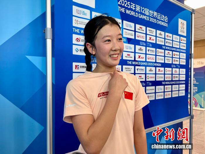 13岁壁球小将殷子媛成都世运会首战告负 与偶像