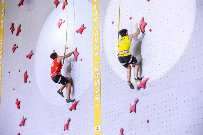 福建南安站中国速度攀岩系列赛81名选手展开角逐