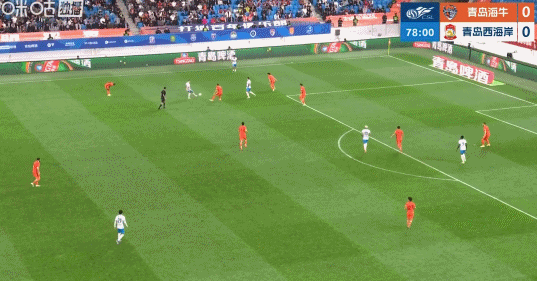 17岁王庚睿中超首秀三度闪光 或成青岛西海岸又